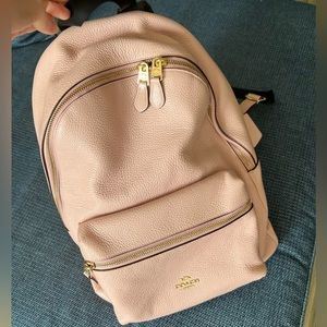 Pink Coach Backpack